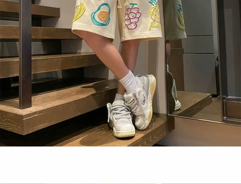 summer dopamine shorts thin summer american fashion brand loose casual sports basketball large size five point pants for men top unique shorts style 3350