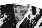hip hop knitted pullover, bold design pullover, cozy fashion fit, stylish street outfit, modern aesthetic appeal