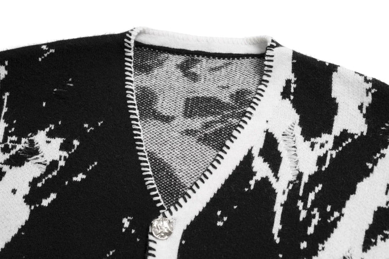 hip hop knitted pullover, bold design pullover, cozy fashion fit, stylish street outfit, modern aesthetic appeal
