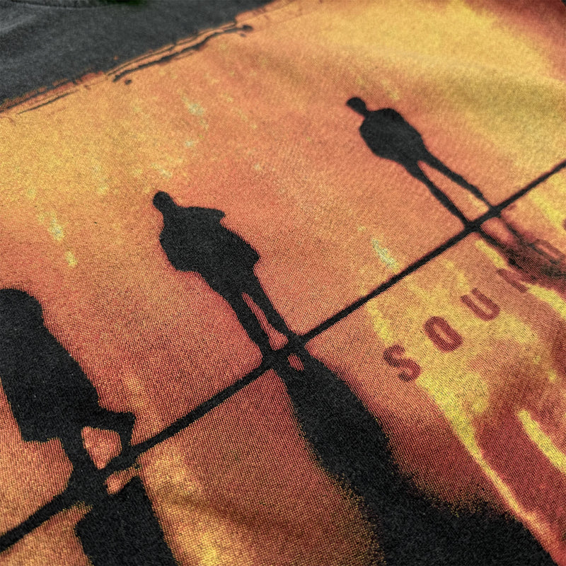 Retro Vintage Summer Rock Band Print Cotton High-Street Casual Loose Tops T-Shirt