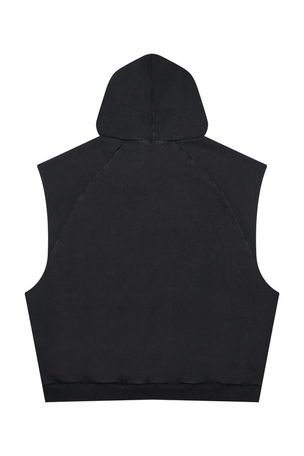 New Luxury 2023 Sleeveless Washed Old Pullover Hoodies Hoody Hooded Sw