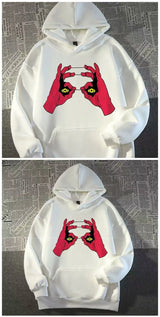 Funny Anime Graphic Printed Hoodies For Men Hip Hop Fashion Hoody Sweatshirts