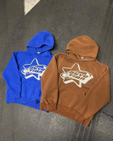 Oversized Goth hoodie streetwear Spring Y2K Goth punk Harajuku Alphabet full zipper hoodie women's casual loose sweatshirt