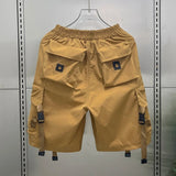 mens shorts loose large size multi pocket overalls summer cotton comfortable cargo pants outdoor casual sports beach pants baggy cargo bottoms