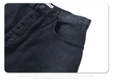 24Spring wash black ash straight tube baggy jeans