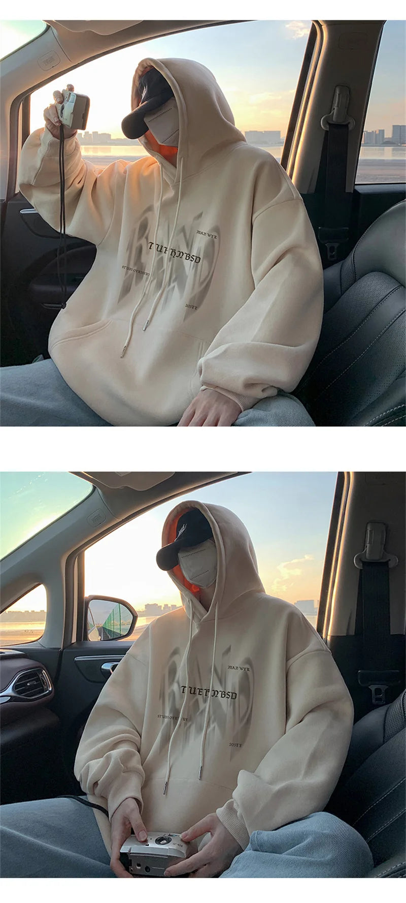 Retro Street Graphic Hoodie – New Gothic Letter Printed Hoodies For Men Autumn Hip Hop Oversized Hooded Sweatshirt Y2K Streetwear Graphic Hoodie Tracksuit | Gothic Drop #17