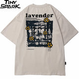 Harajuku Vintage t-shirt – 2023 Men Hip Hop T Shirt Streetwear Harajuku Floral T Shirt