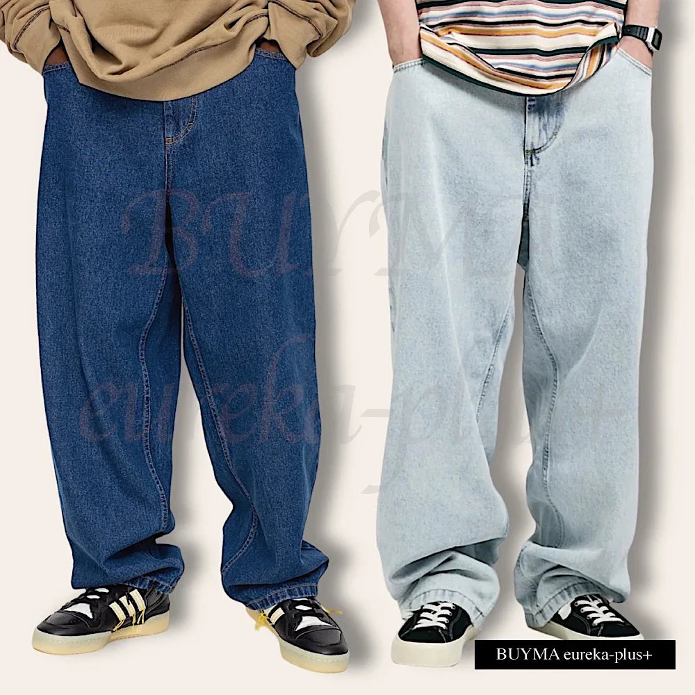 harajuku hip hop big boy jeans y2k skateboard pants gothic graphic embroidery retro high waist baggy jeans mens wide trousers denim street jeans