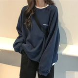 Sweatshirt For Women Y2K Hoodies Autumn Tops 2023 Woman Clothing Korea