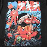 Harajuku graphic tee featuring summer vintage retro anime print high street hip pop cotton washed tops t shirt