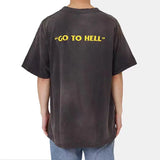 Sadcore T-Shirt – 2024Ss Sheep Lion Head Printing T Shirt Michael Men Woman Go – Urban Streetwear for Men & Women