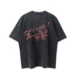 Sadcore Streetwear top – Summer Guns And Roses American Style Vintage High Quality Ca