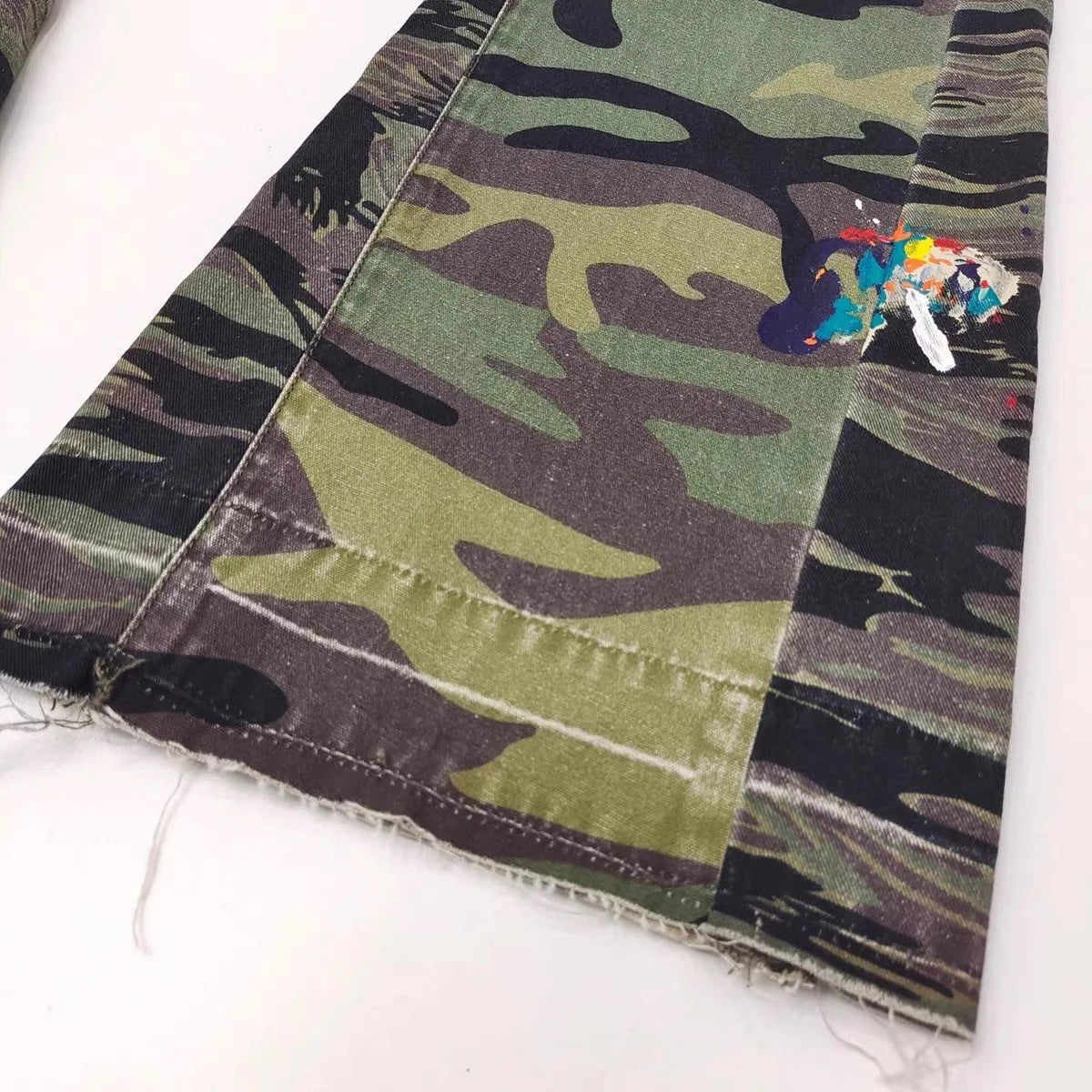 new luxury men 2024 cotton camouflage leopard comfortable cotton parkour sweat casual pants tactical function cargo u48 unique cargo style 2791