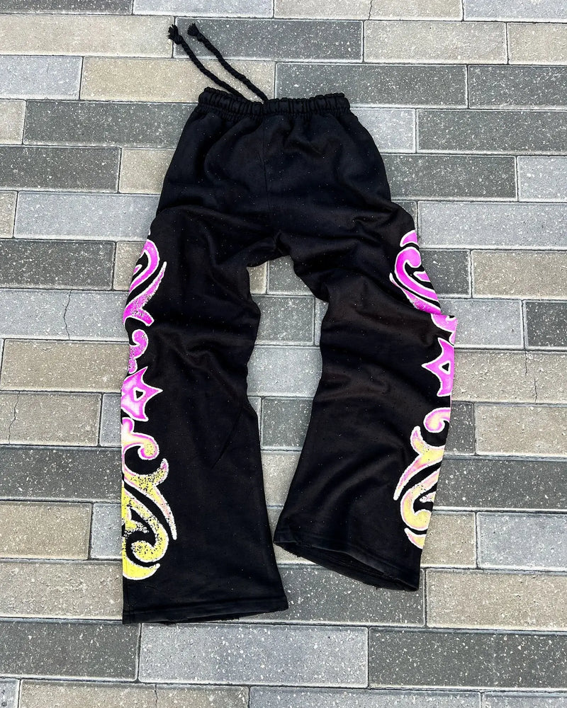 Y2k Long Sleeved Hoodie Sweatshirt Oversized Streetwear Fall Winter Rooted Vintage Punk Clothes Cartoon Printed Pattern Clothes