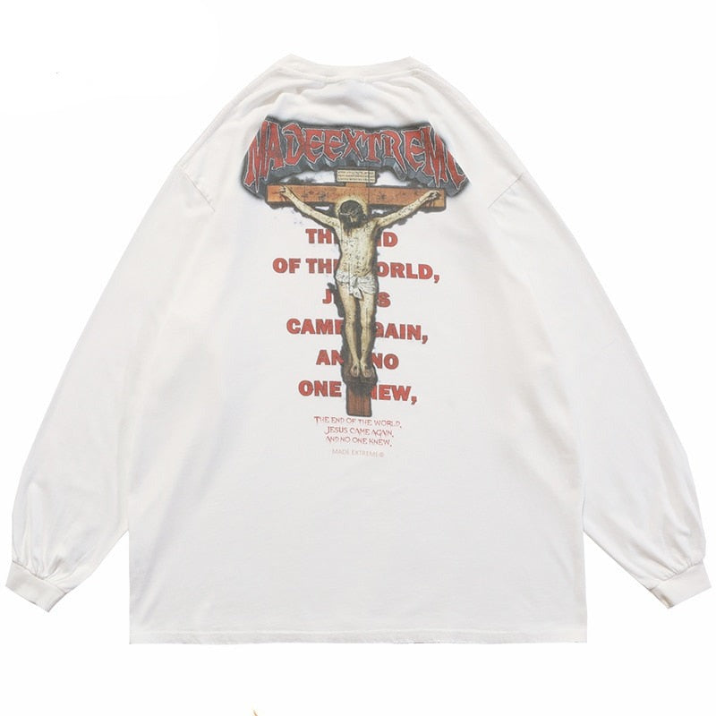"Fallen King" Unisex Men Women Streetwear Graphic Sweatshirt Daulet Apparel