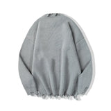 hip hop knitted oversized sweater men autumn winter o neck long sleeve pullover streetwear casual loose sweaters jumper knitwear - 2025 streetwear drop, graphic printed hoodie for men and women, soft fleece-lined outerwear
