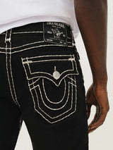 true faith embroidered jeans vintage street gothic loose casual denim hip hop red trousers couples baggy pants y2k clothes ripped baggy denim