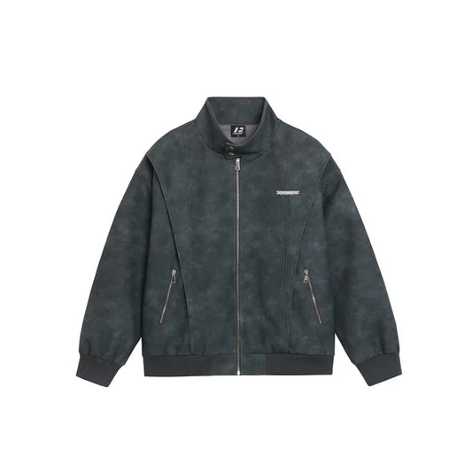 grunge street bomber, modern fit for men, oversized fit