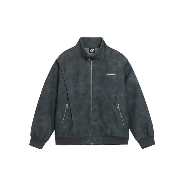 grunge street bomber, modern fit for men, oversized fit