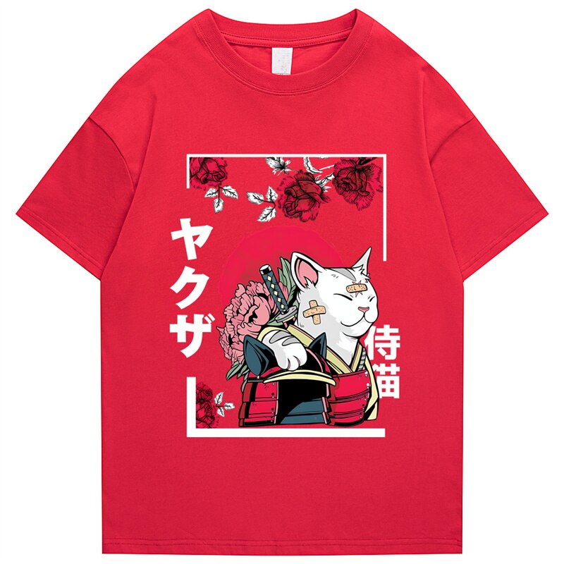 Anime‑inspired oversized t-shirt with Japanese street fashion cues, bold graphic art and clean finish, ideal for urban layering and statement street style.