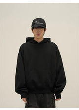 Heavy metal-inspired hoodie with alternative dark style