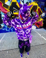 Trapwear Streetwear – Oversized Demon Hoodies Men Letter Print Streetwear High Qua – Streetwear Fashion for Men & Women