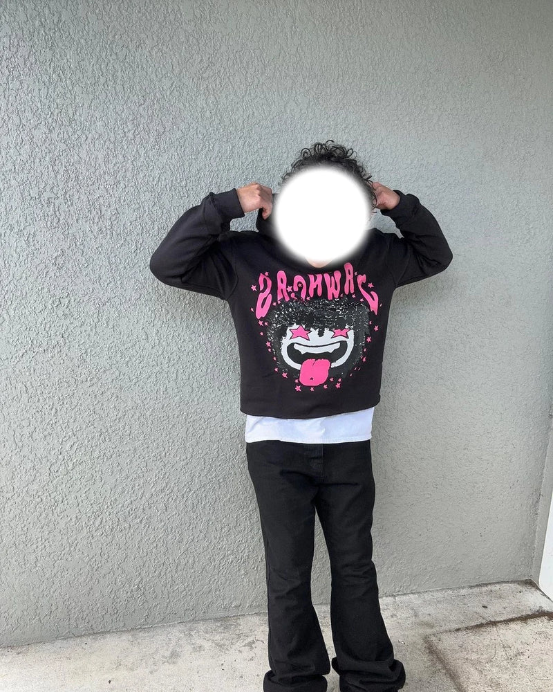 Y2K Womens Mens Hoodies Clothing Long Sleeve Pullover Sweatshirt Stree