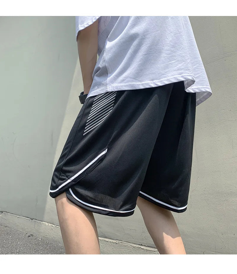 2023 summer new fashion shorts men loose pants shorts korean version all match casual sports pants men boutique clothing unique shorts style 3790