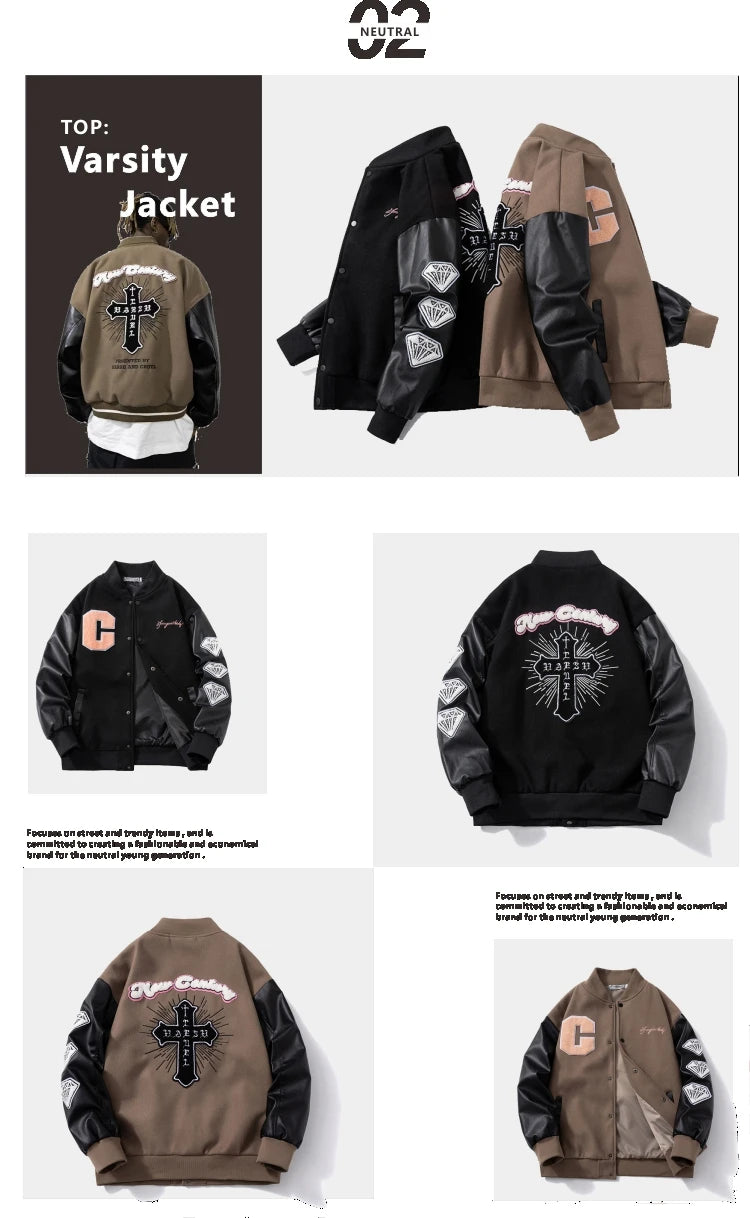 zip-up streetwear coat, 2025 outerwear trend, men's streetwear fashion, oversized urban jacket, high quality cold-weather coa