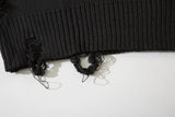 ripped goth women y2k men sweaters vintage black oversized knitted sweater harajuku anime fashion winter 2023 knit tops pullover urban wear with bold artwork, unique limited edition hoodie, streetwear fashion hoodie
