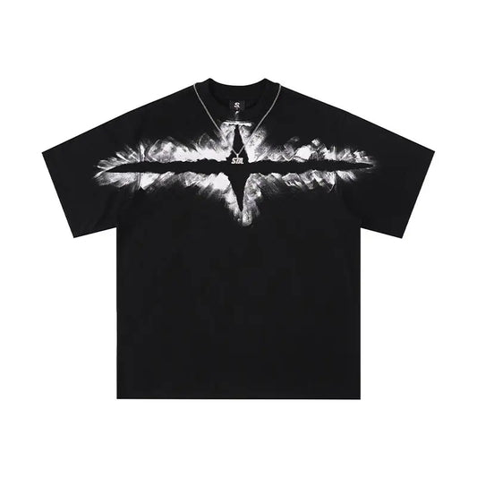 Trapwear Crying angel – American Hip Hop Trend Men And Women Street Personality Prin