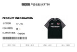 Glitchcore Graphic tee – American Retro National Trend Letter Printed Suede Short Sle