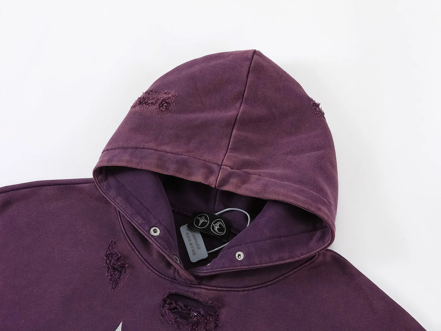 New Luxury 2023 Thug Club Washed Ripped Pullover Hoodies Hoody Hooded