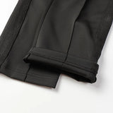sea blue casual pants men woman loose comfortable side edge weaving stripe embroidery drawstring joggers sweatpants unique joggers style 5302