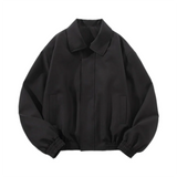 New Original Gray Short Coat Men Spring And Autumn American Retro High