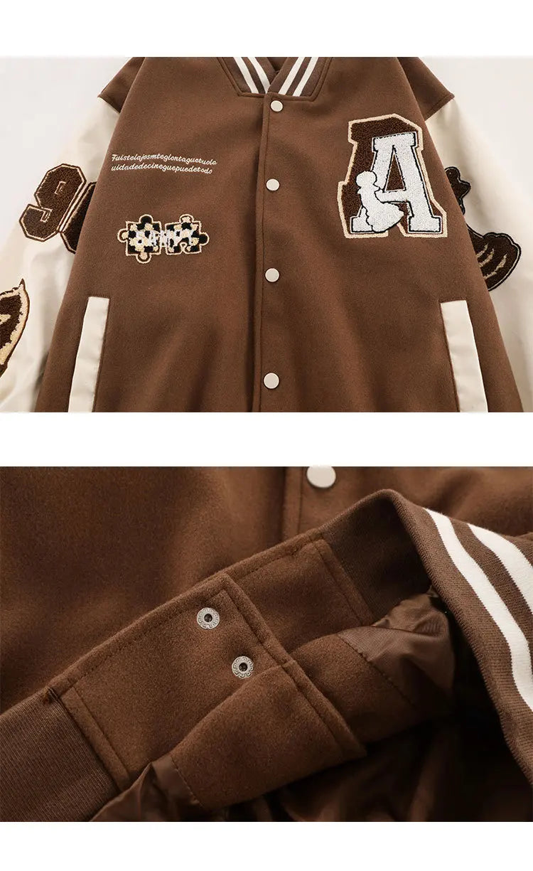image unisex urban premium wear print fashion material style high - essential hip-hop-baseball-jacket-men-streetwear-letter-embroidery-varsity-jacket-men-oversized-fashion-coat-outwear-unisex-clothing casual hip graphic design quality hop streetwear fit style 9a57bb oversized everyday streetwear design ID 61e58