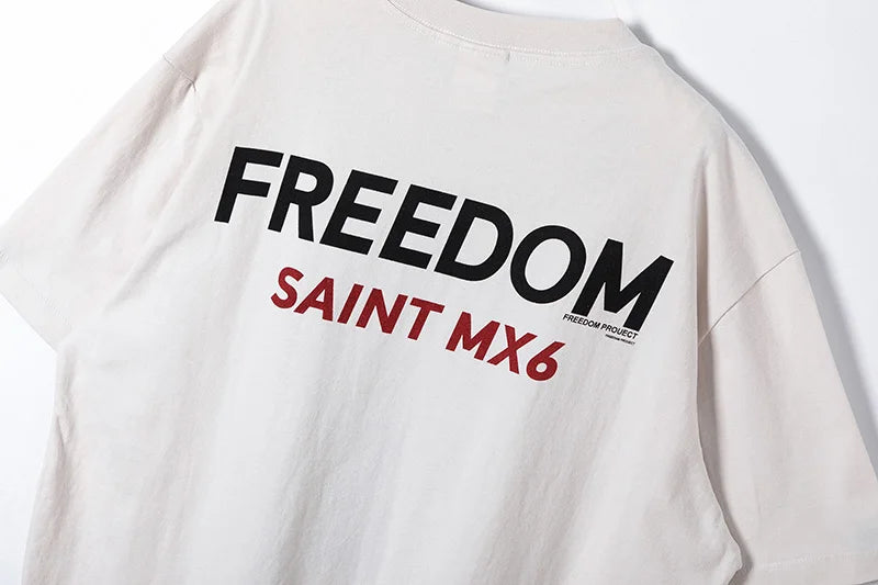 Vaporwave Streetwear – New Saint T Shirts Men Woman High Quality Casual Loose Angel – Urban Streetwear for Men & Women