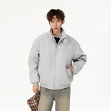leather varsity coat, fall fit essential - comfortable cotton fit with bold prints