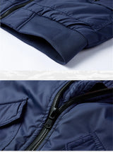 Parka streetwear fleece puffer minimalist oversized