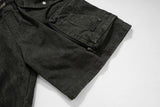 heavy industry tie dyed canvas washed shell shorts for men and women wide leg baggy cargo short oversize loose knee length pants unique cargo style 5614