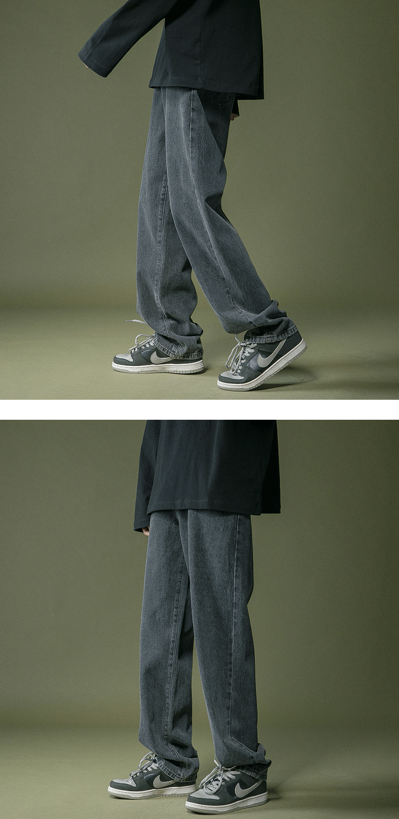 lappster men black baggy jeans streetwear 2023 harajuku casual straight pants male loose streetwear white graphic denim pants unique jeans style 2577