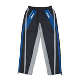 mens trousers racer biker drawstring leggings autumn fashion streetwear versatile trend embroidered pants mens clothing 2024 unique default style 195