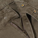 mens baggy jeans ribbon pockets loose cargo pants luxury designer man denim pants jeans trousers military streetwear pants