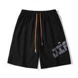 mens sports shorts 3d korean high street fashion mens clothing summer casual black short pants hot selling new products 2023 unique shorts style 4360