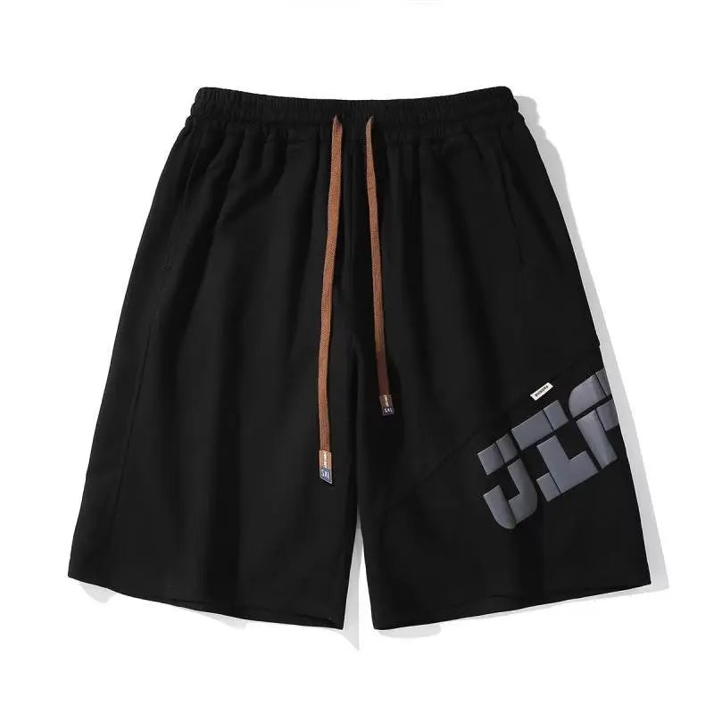 mens sports shorts 3d korean high street fashion mens clothing summer casual black short pants hot selling new products 2023 unique shorts style 4360
