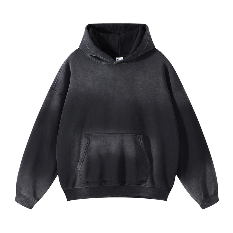 European And American High Street Solid Color Blank Plus Velvet Thicke