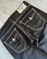 harajuku y2k new true religion high waist super t bootcut flared jeans street denim pants high waist straight leg wide leg jeans unique jeans style 1938
