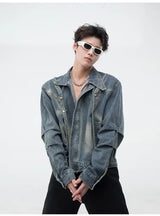 grunge street bomber, modern fit for men, oversized fit