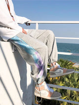 2025 new mens stripe tie dyesweatpants male casual jogger trousers hip hop korean streetwear drawstring pantalones hombre unique joggers style 3499