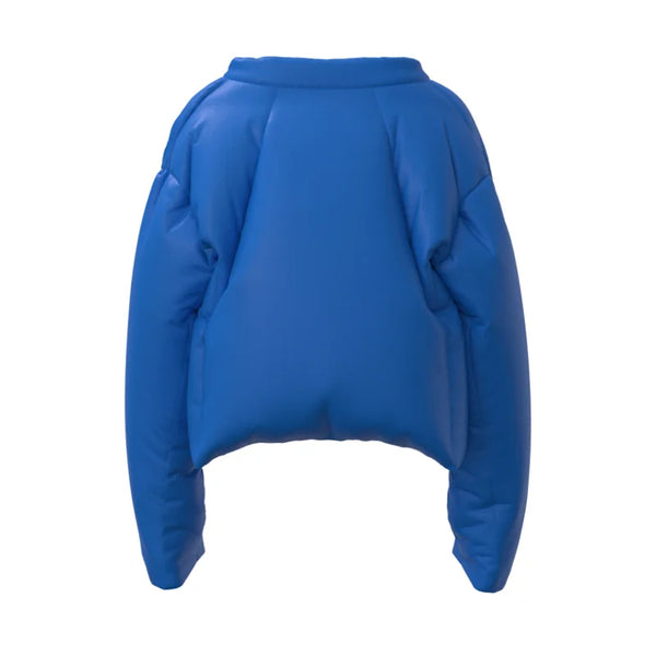 graphic outerwear featuring kanye 2023 new high quality fashion high street plastic 3d cotton coat black blue design – premium quality jacket for men